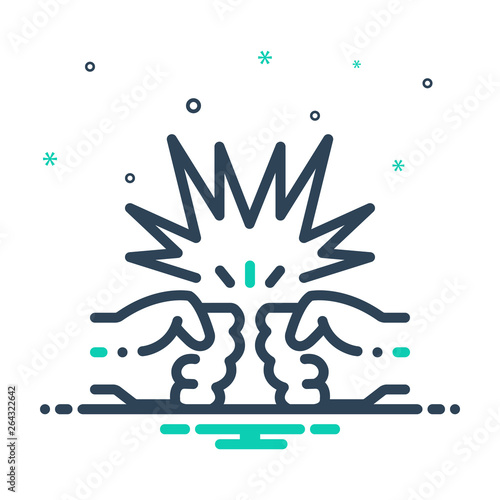 Mix line icon for clash 