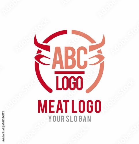 meat logo , food logo