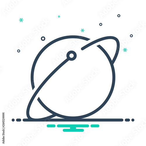 Mix line icon for earthlink 