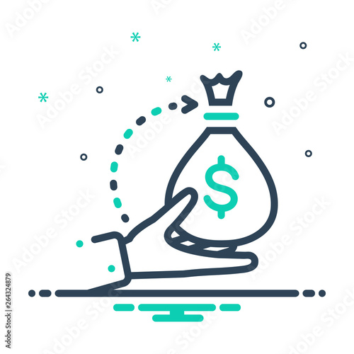 Mix line icon for borrower 