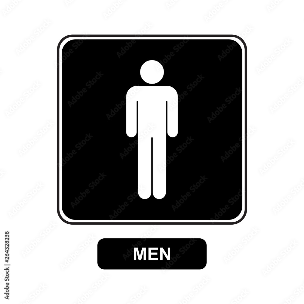 men restroom sign vector men restroom sign vector