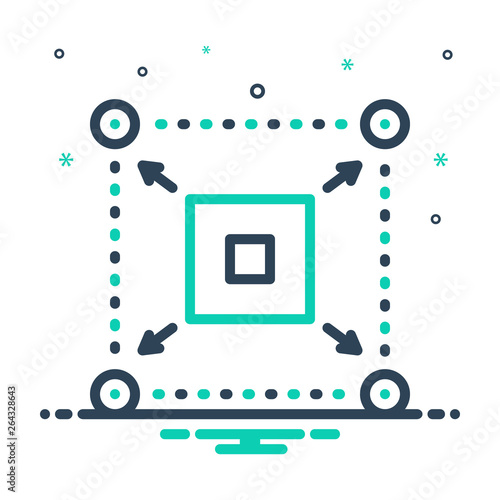 Mix line icon for expandable 