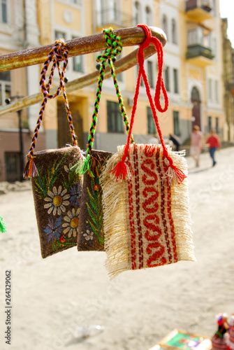 View from Andreevsky Descent of  Kiev in Ukraine photo