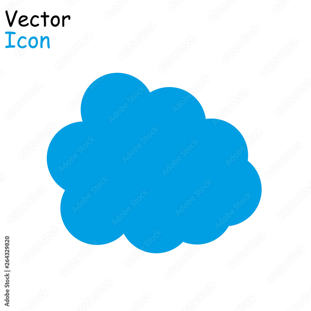 Vector cloud icon. cloud for web site, poster, placard and wallpaper. Creative modern concept. Vector cloud icon. cloud for web site, poster, placard and wallpaper. Creative modern concept.