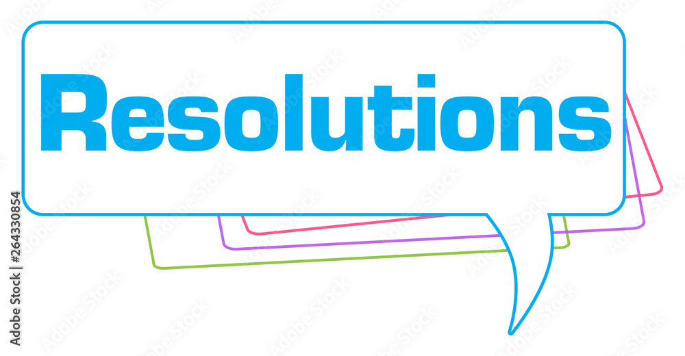 Resolutions Colorful Stroke Comment Symbol Resolutions Colorful Stroke Comment Symbol