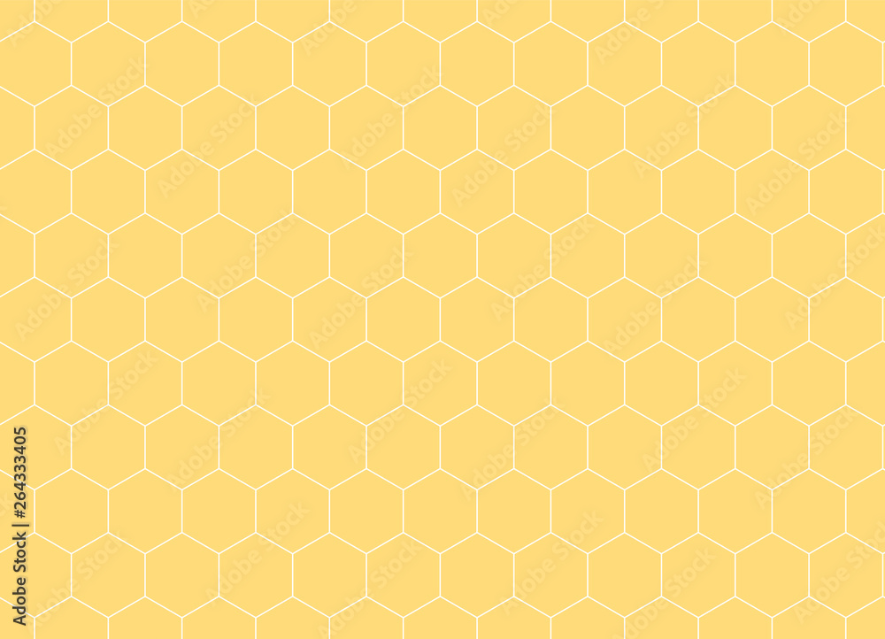 Honeycomb seamless background. Vector illustration for poster