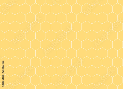 Honeycomb seamless background. Vector illustration for poster