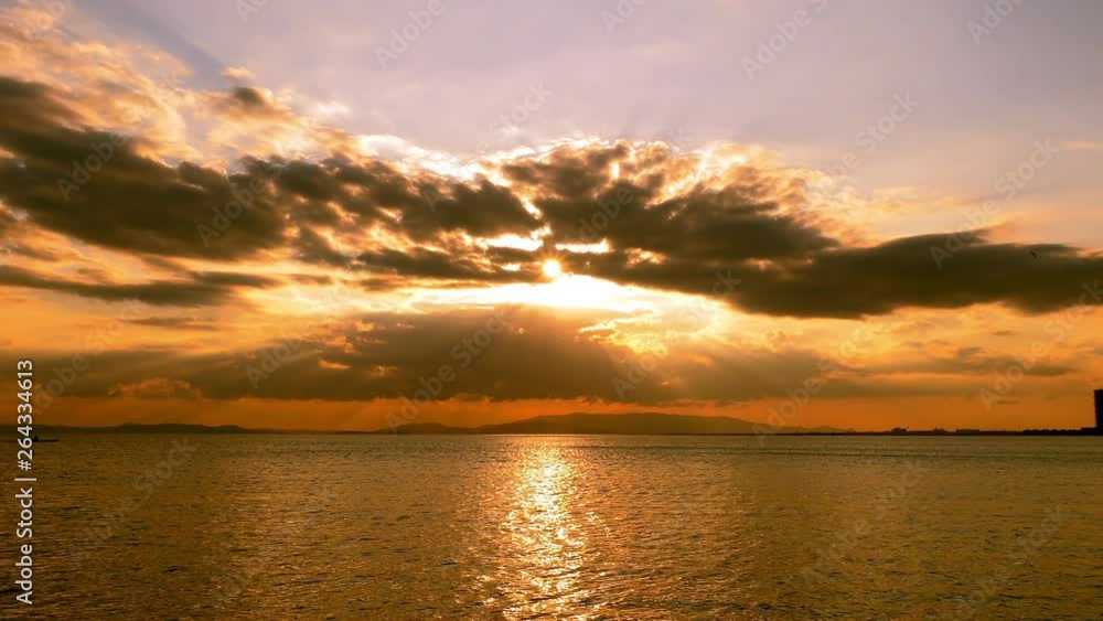 Dark Clouds Sunlight and the Seascape Dark Clouds Sunlight and the Seascape