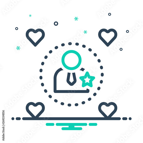 Mix line icon for influencers impressive