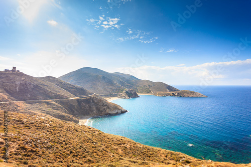 Greek coastline on Peloponnese, Mani Peninsula © Voyagerix