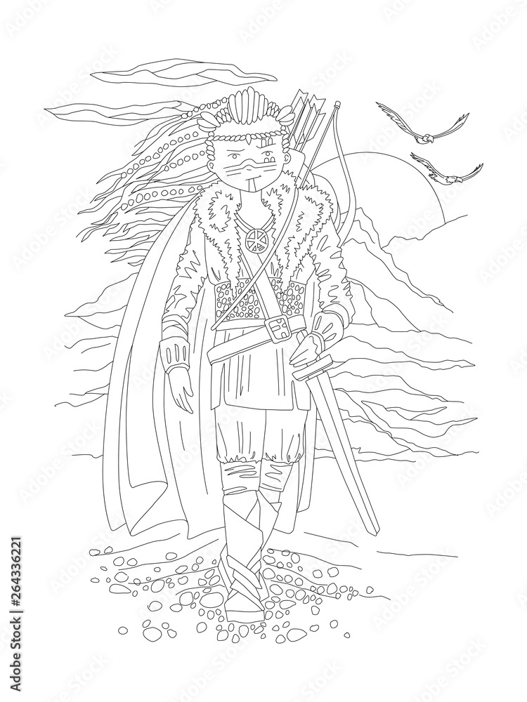 warrior coloring pages