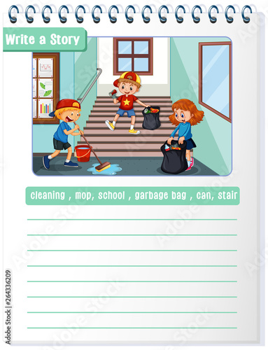 Write a cleaning story
