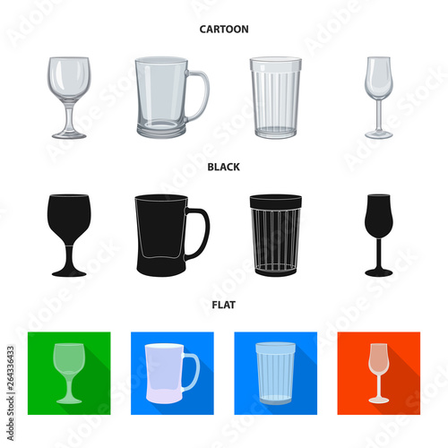 Isolated object of form and celebration symbol. Set of form and volume vector icon for stock.