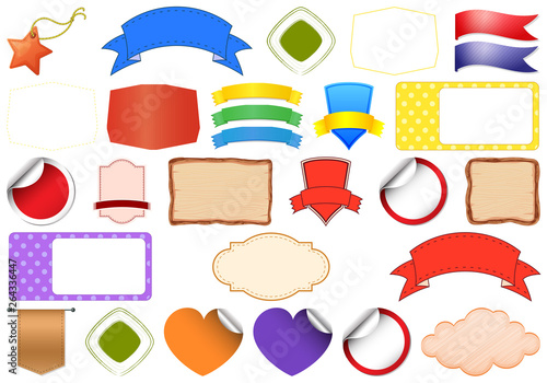 Set of tag label