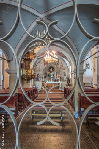 View into a church