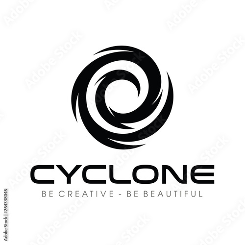 Cyclone, Tornado Logo Vector
