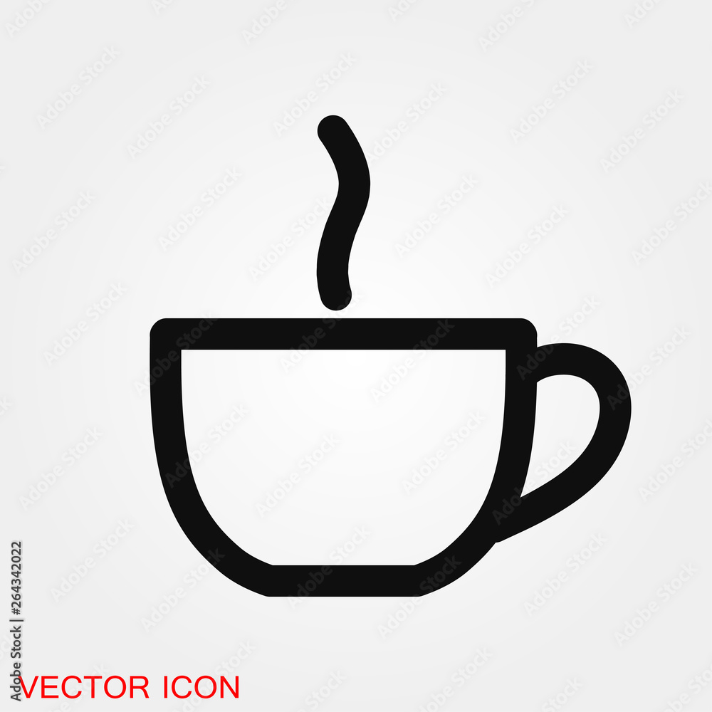 Tea icon vector sign symbol for design Tea icon vector sign symbol for design