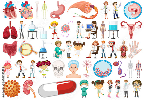 Set of medical health