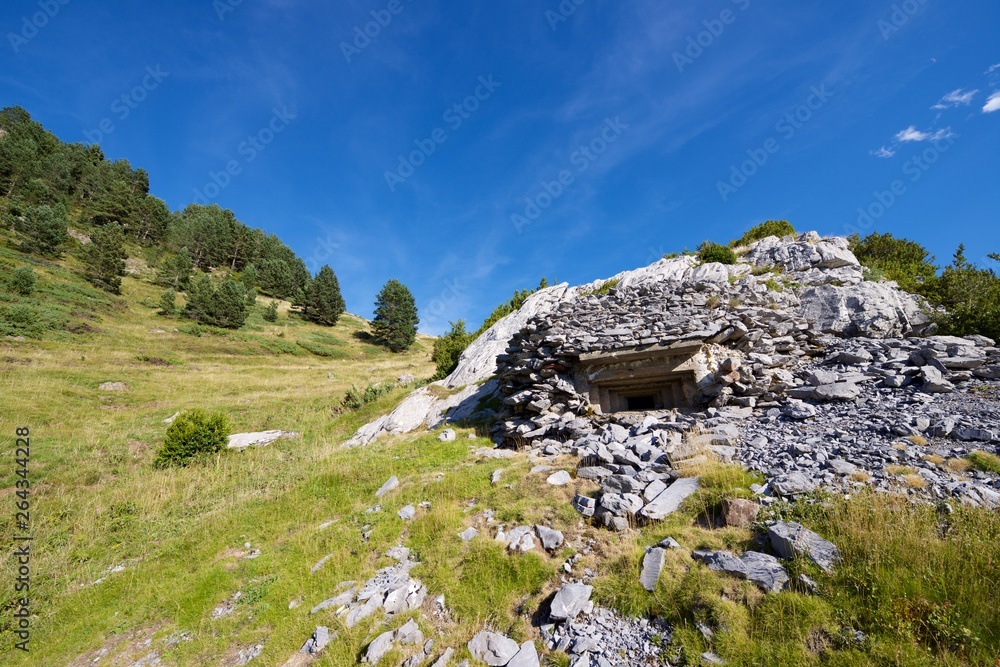 Bunker in the Pyrenees Bunker in the Pyrenees