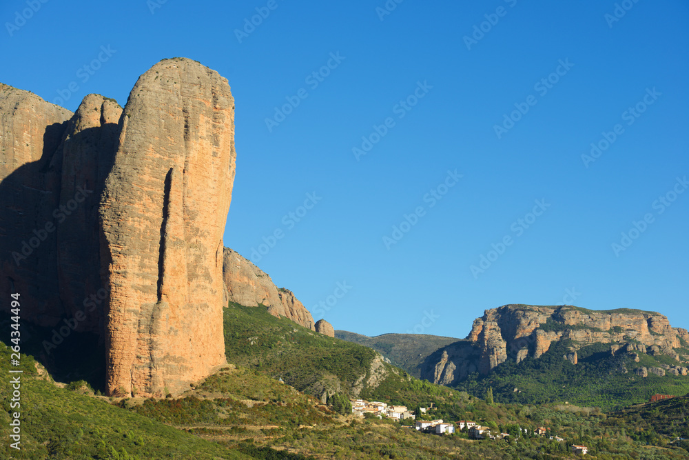 Riglos Mountains in Spain