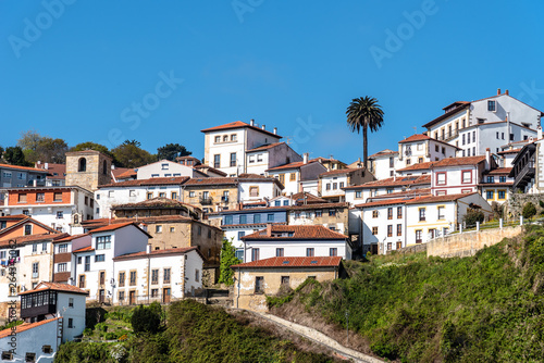 Scenic view of the fishing village of Lastres