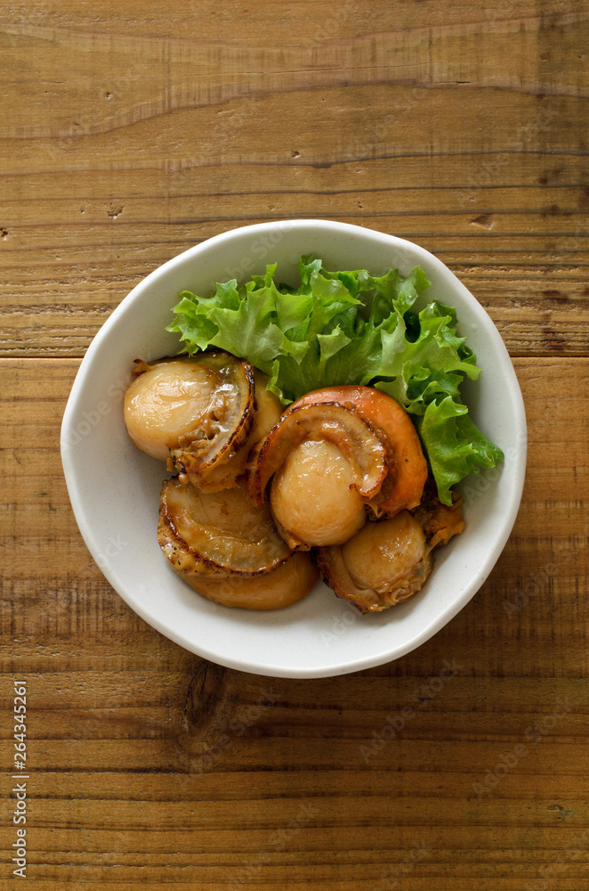 ホタテの照り焼き ホタテの照り焼き