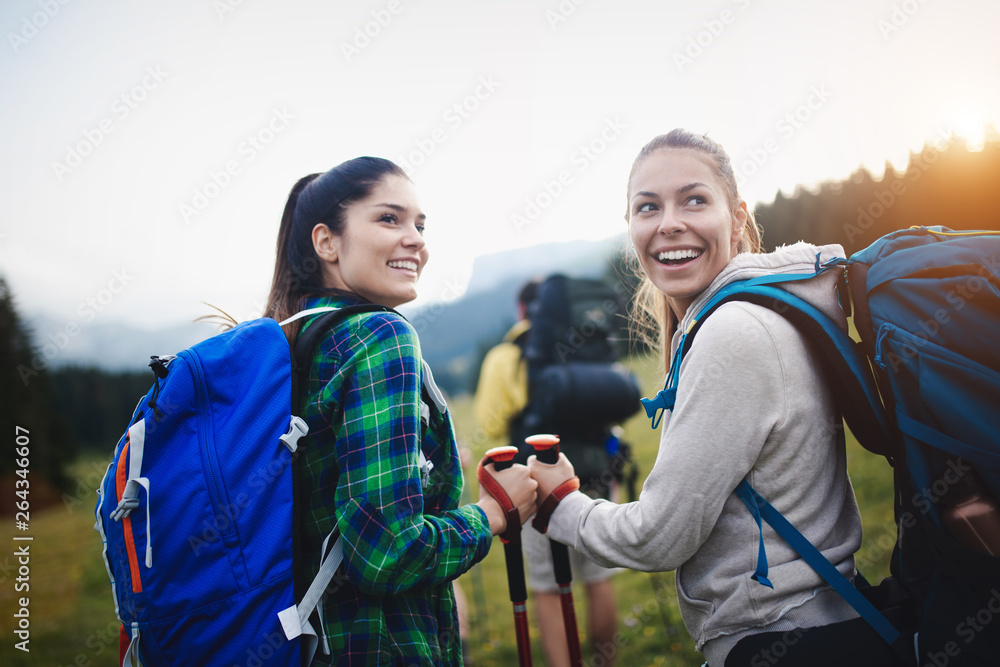 Trek Hiking Destination Experience Backpack Lifestyle Concept Trek Hiking Destination Experience Backpack Lifestyle Concept