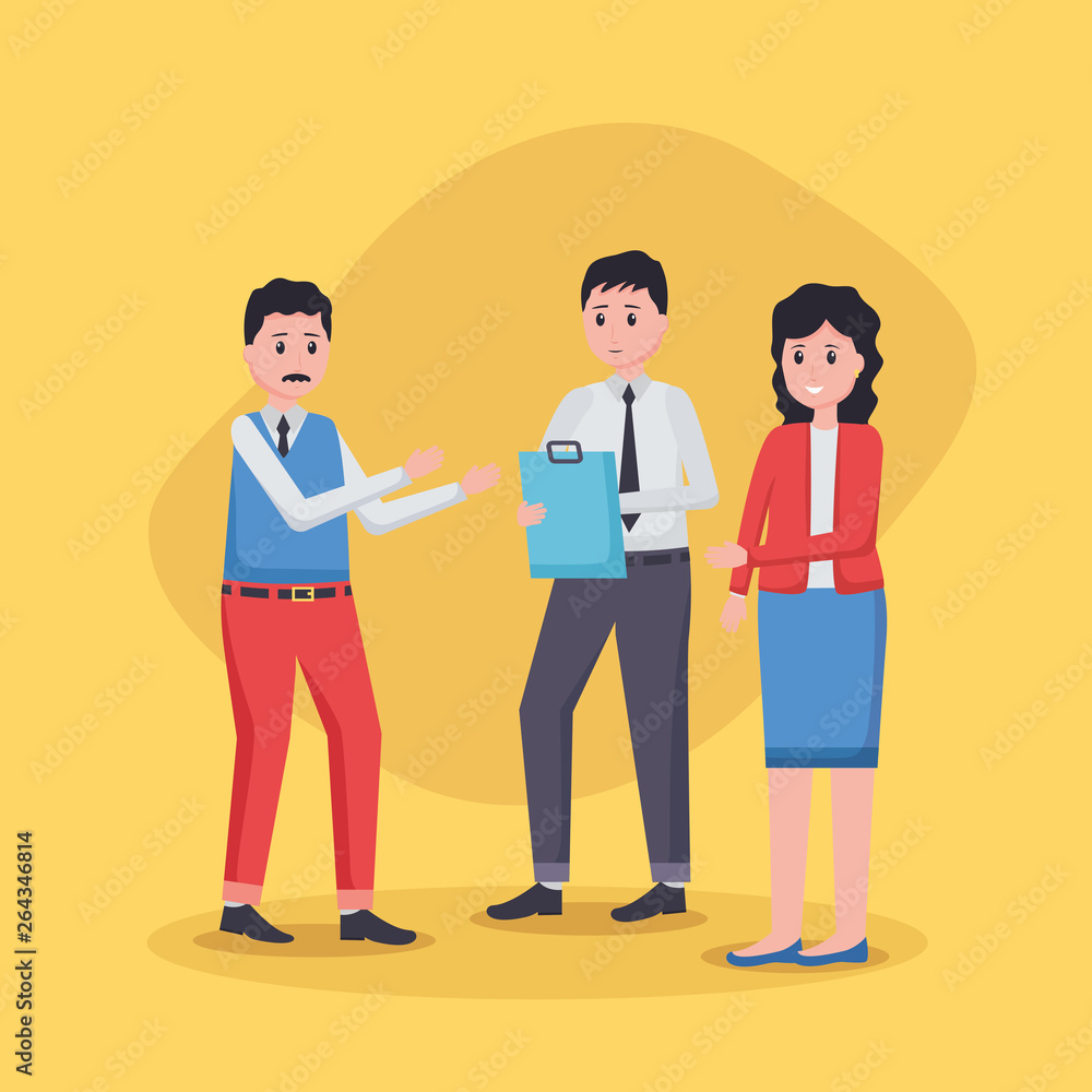 Obraz premium team people office