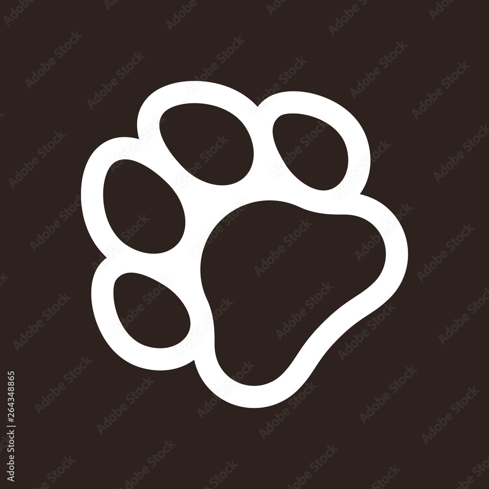 Paw print icon