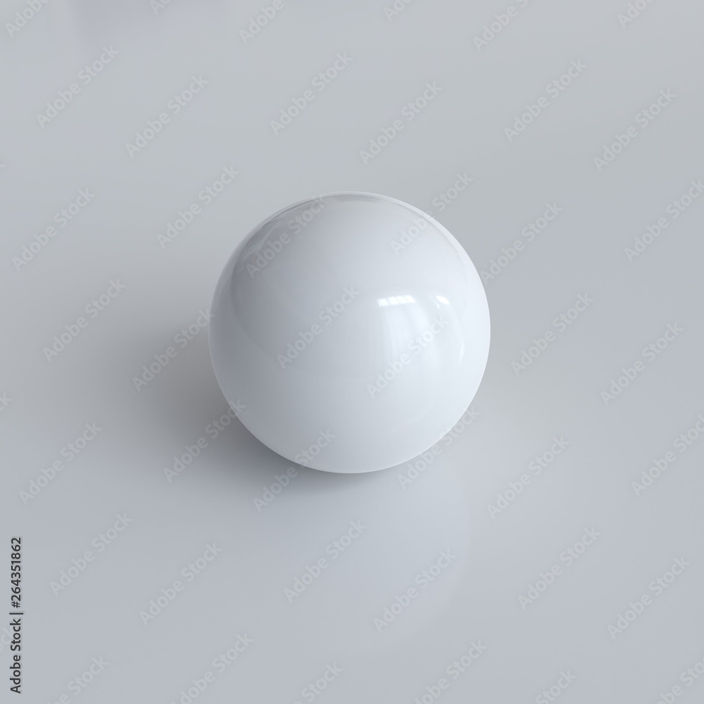 sphere on white background sphere on white background