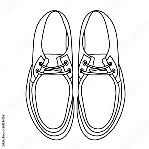  men's shoes sketch