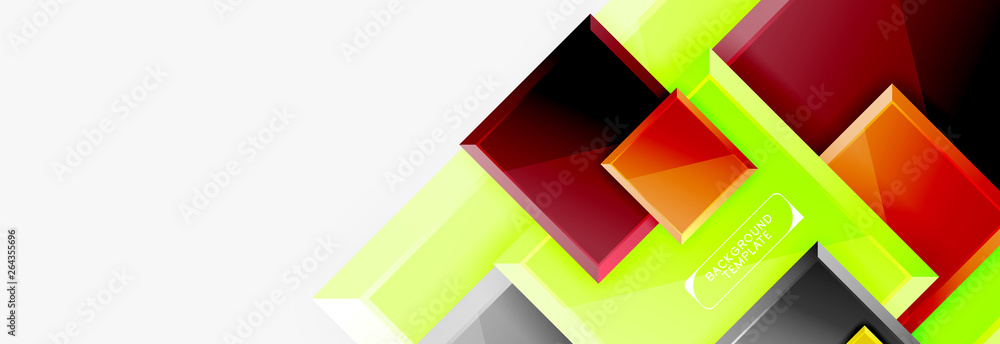 Abstract square composition for background, banner or logo Abstract square composition for background, banner or logo