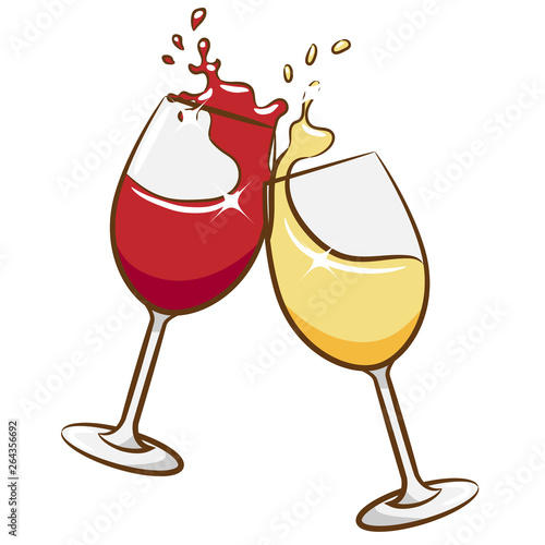 wine glass vector clipart