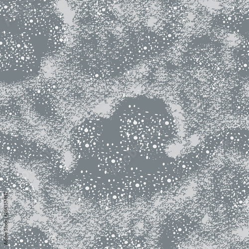Vector seamless texture of universe in grey colors