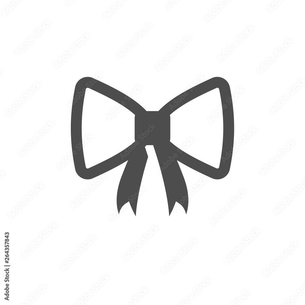 Bow graphic design template vector isolated Bow graphic design template vector isolated