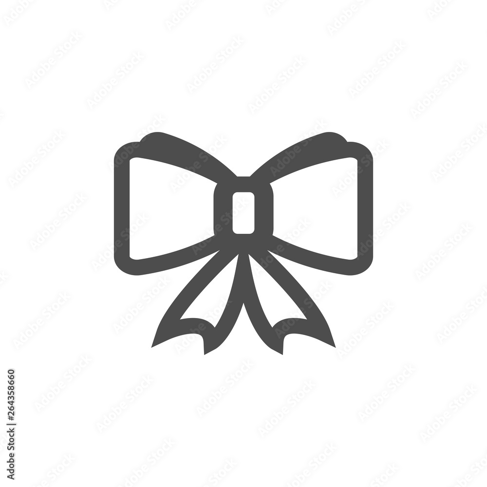 Bow graphic design template vector isolated Bow graphic design template vector isolated