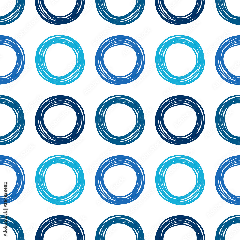 vector Seamless pattern: hand drawn circle. Circle made by marker, pen, pencil. Sketch vector Seamless pattern: hand drawn circle. Circle made by marker, pen, pencil. Sketch