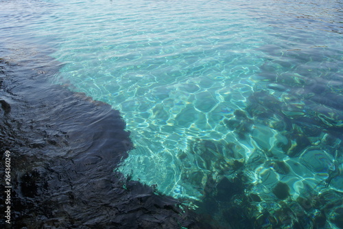 Clear sea in Cyprus