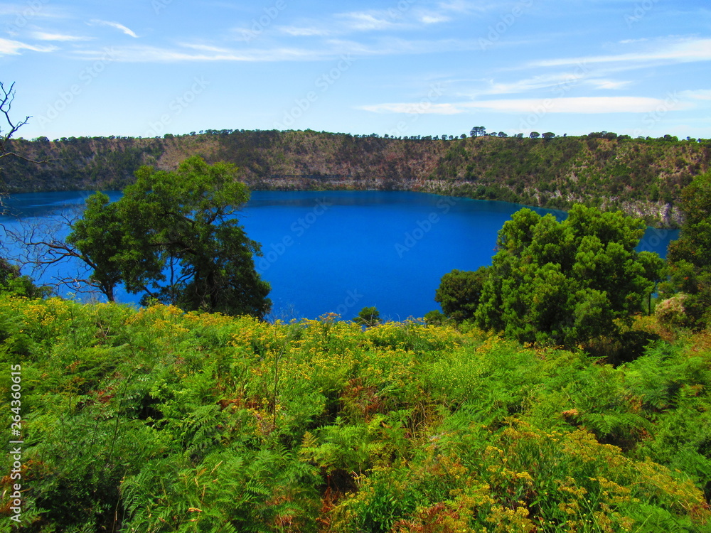 Blue Lake in Mount Gambier, Australia