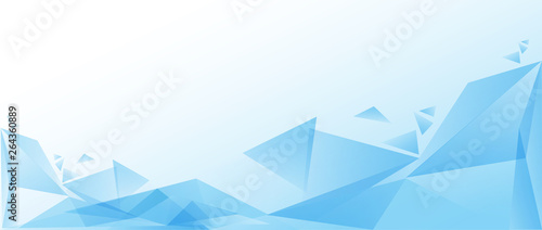 The abstract blue graphic for background content.