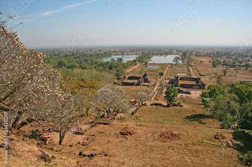 vat phou in champasak laos photo