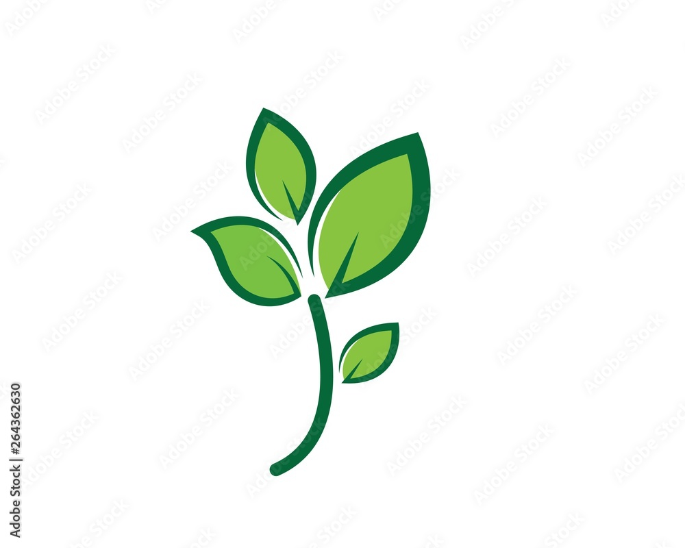 green leaf ecology nature element vector icon of go green green leaf ecology nature element vector icon of go green