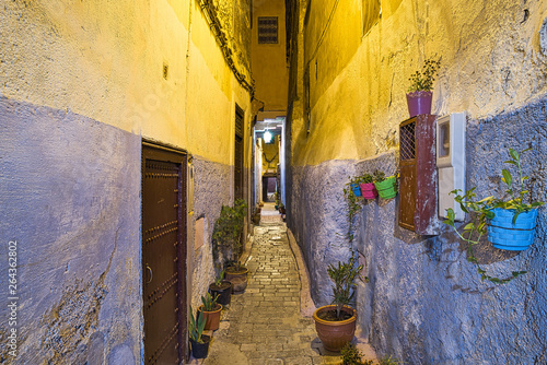 Narrow streets of Morocco