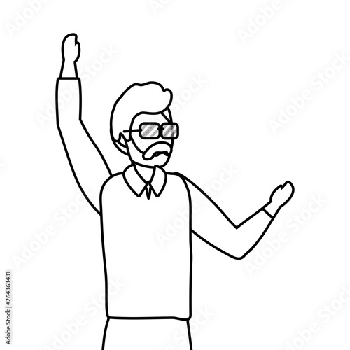 causal people cartoon