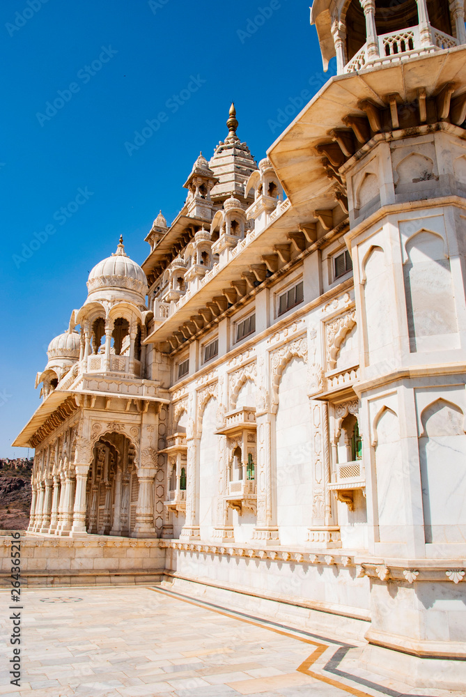 Obraz premium The Jaswant Thada mausoleum in Johdpur in India