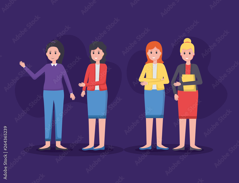 Fototapeta premium team people office