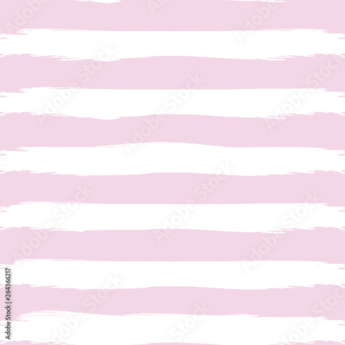 Vector seamless striped pattern with brush strokes. Grunge background in trend colors. For wallpaper, wrapping paper, banner, print for clothes. Colorful background for printed products. EPS10.