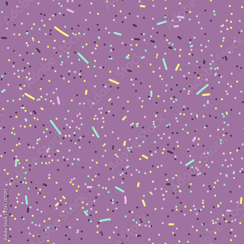 tor seamless pattern with chaotic dots. Abstract background in trend colors. For wallpaper, wrapping paper, banner, design of cover. Colorful background for printed products. EPS10.