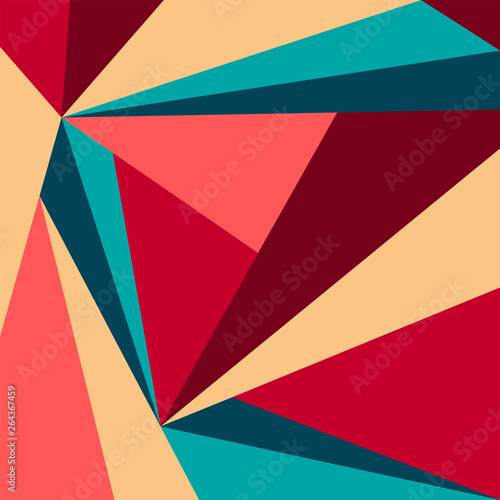 Free Download geometry red pink blue colors abstract poligons background - GFXLoad