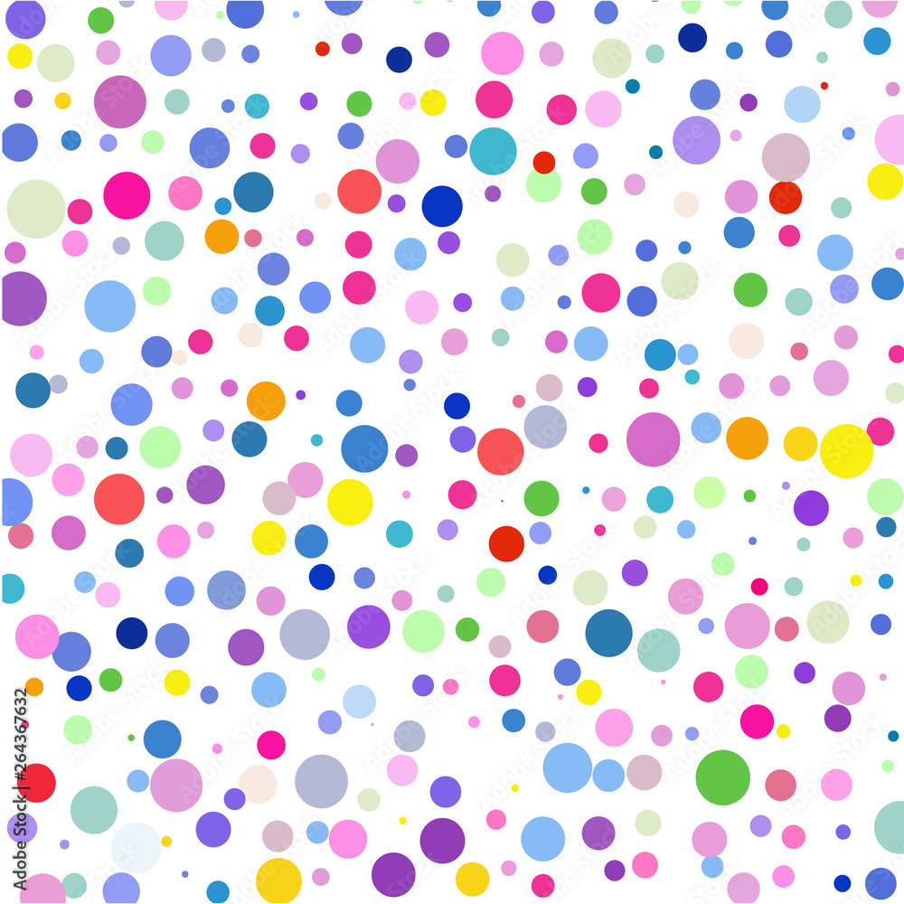 Multicolored circles on a white background. Multicolored circles on a white background.